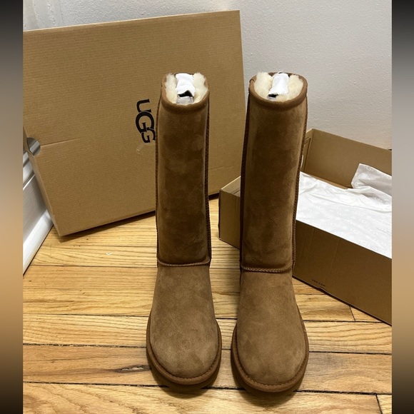 Chestnut colored tall ugg boots - Picture 2 of 12